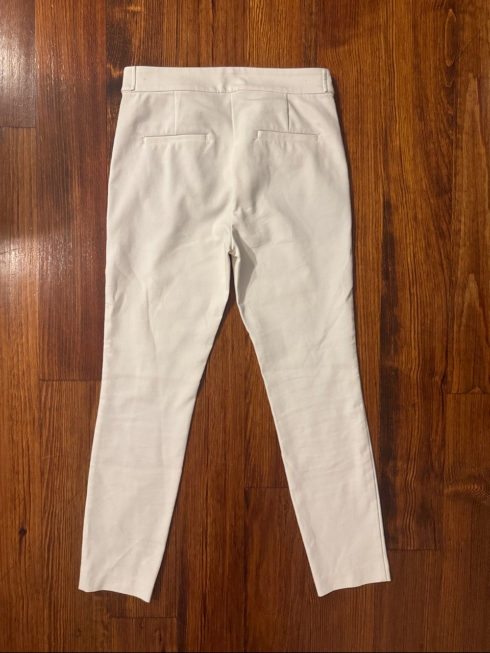 LOFT White Ankle Crop Pants - Picture 2 of 3